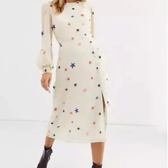 Nobody's Child Star Georgie Midi Dress sz 6 - Picture 4 of 13